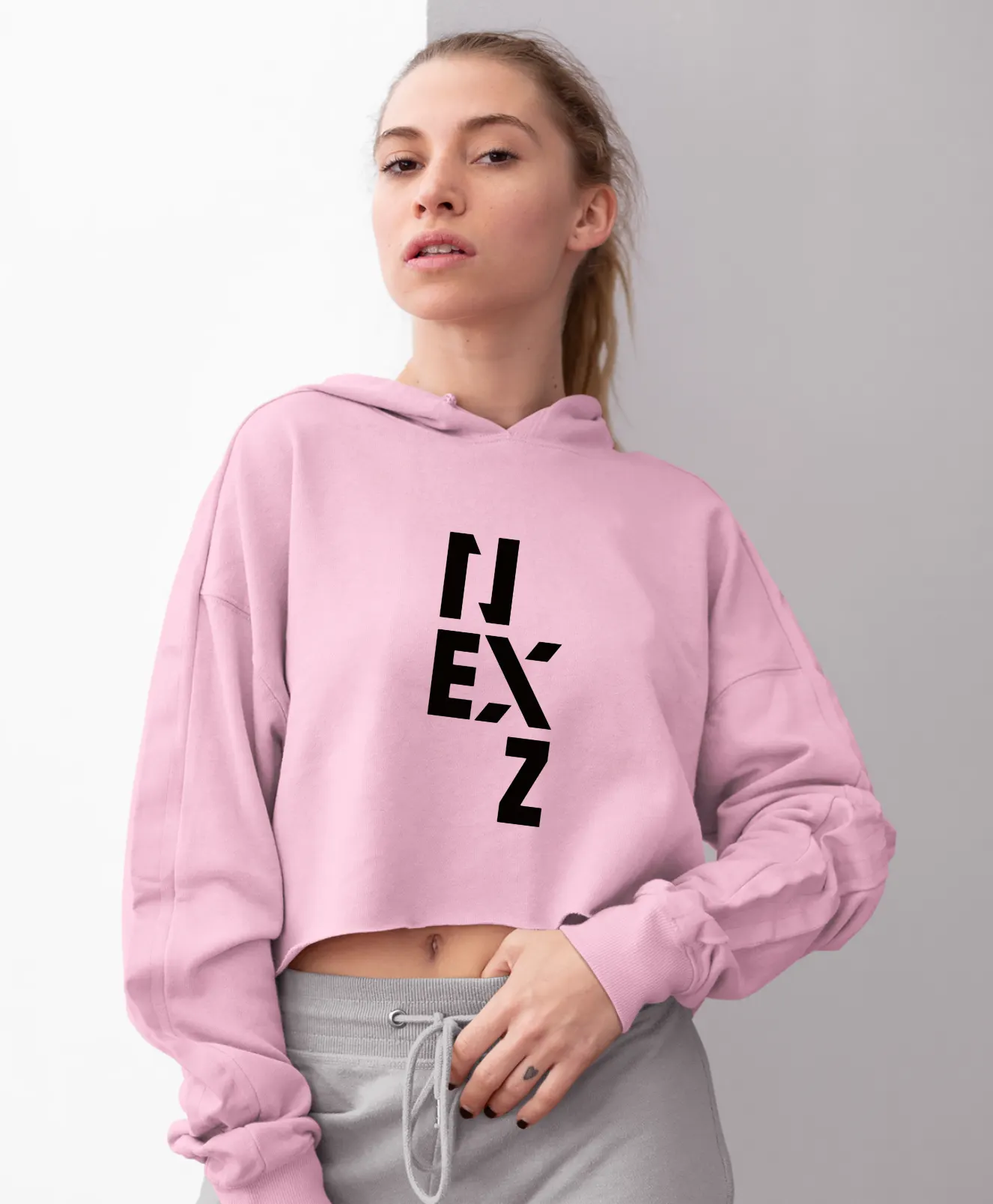 Nexz Beat-Boxer Cropped Hoodie