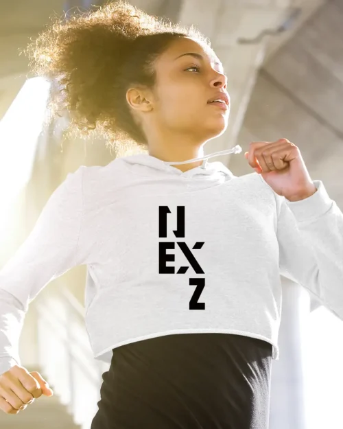 Nexz Beat-Boxer Cropped Hoodie