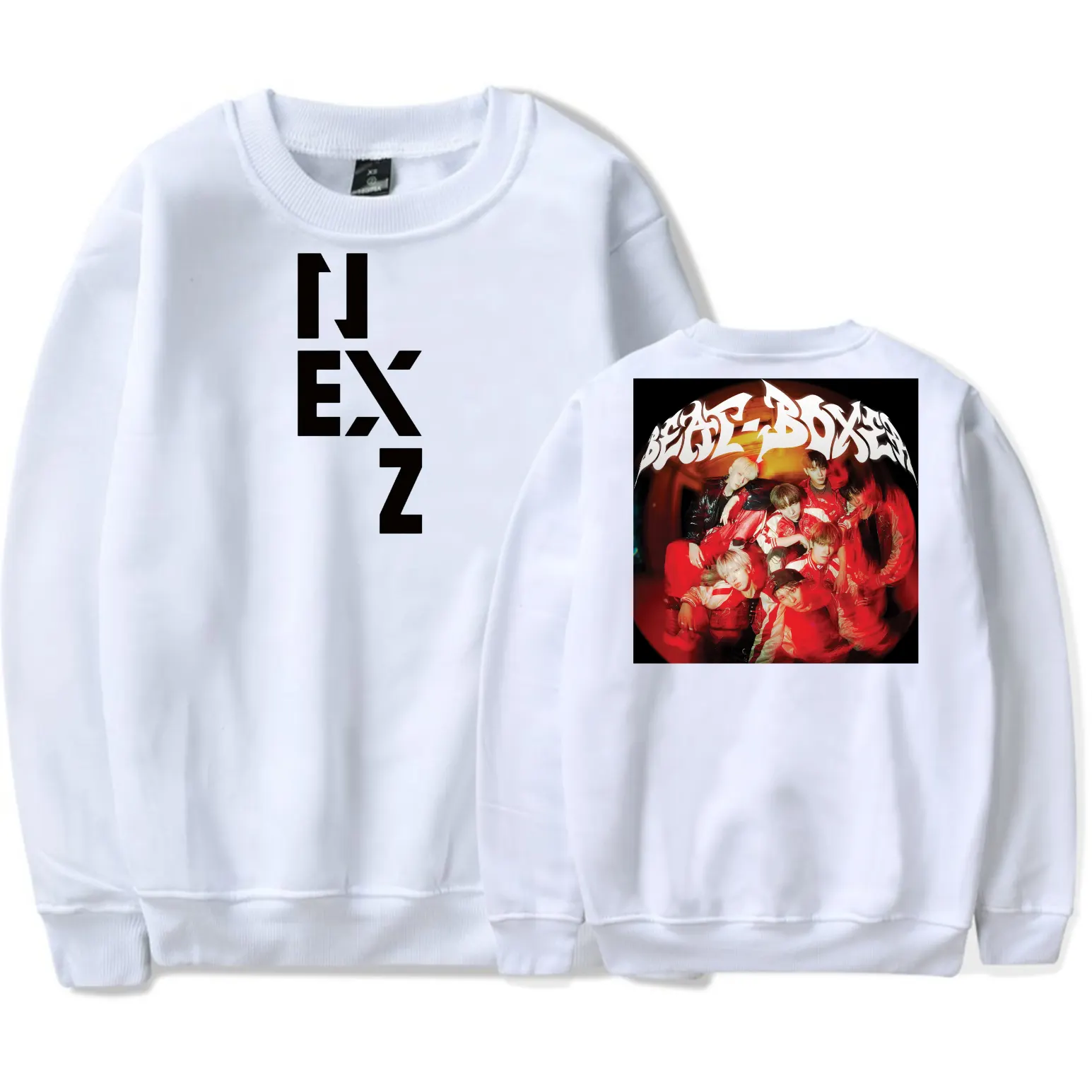 Nexz Beat-Boxer Sweatshirt - White
