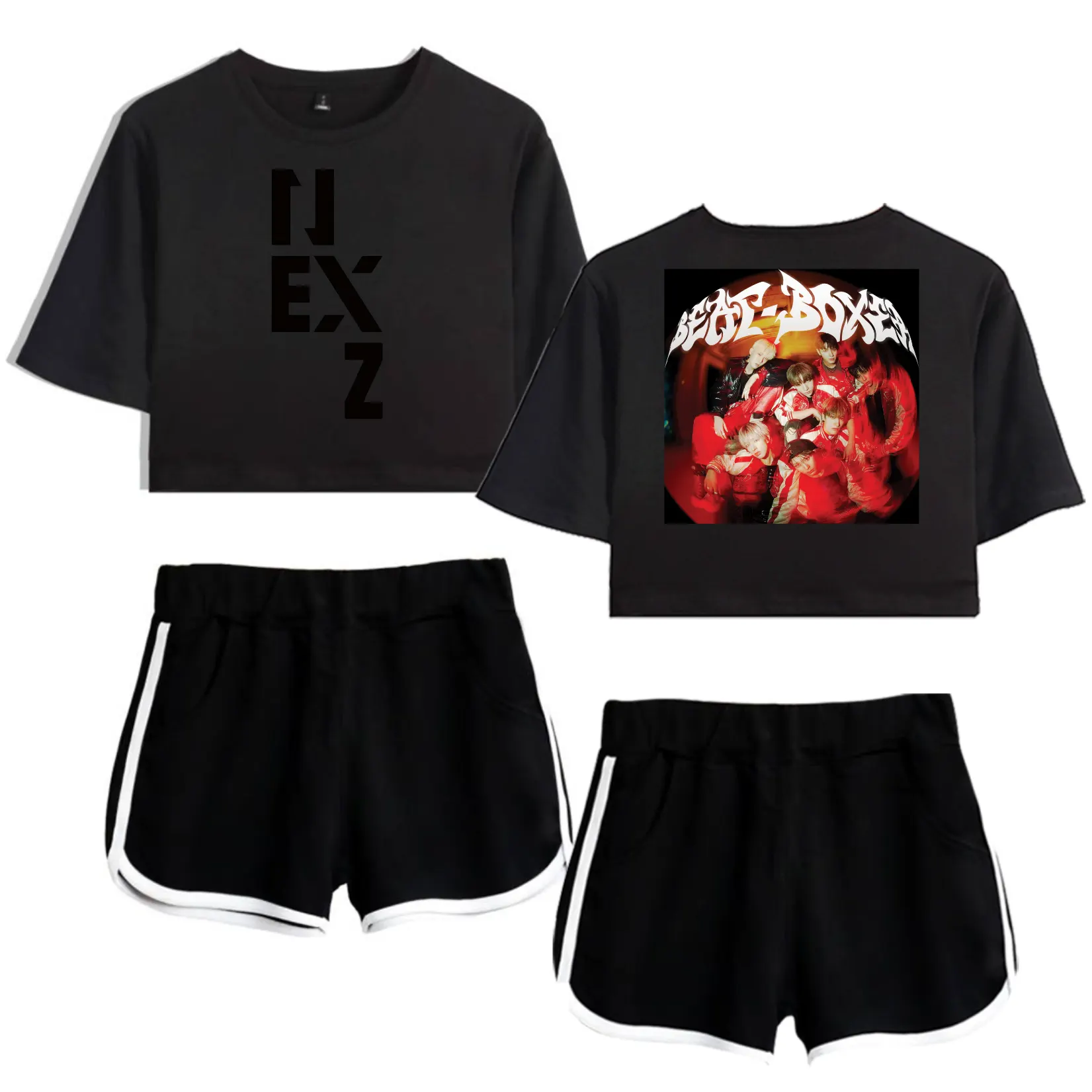 Nexz Beat-Boxer Tracksuit - Black-Black