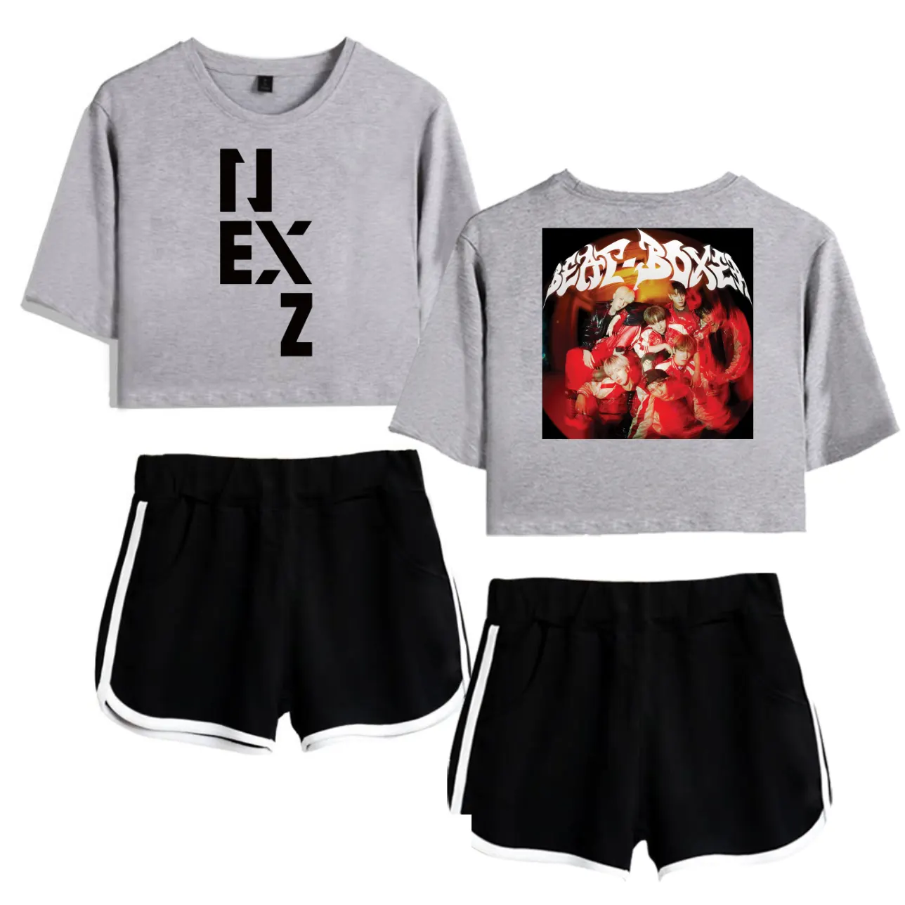 Nexz Beat-Boxer Tracksuit - Gray-Black