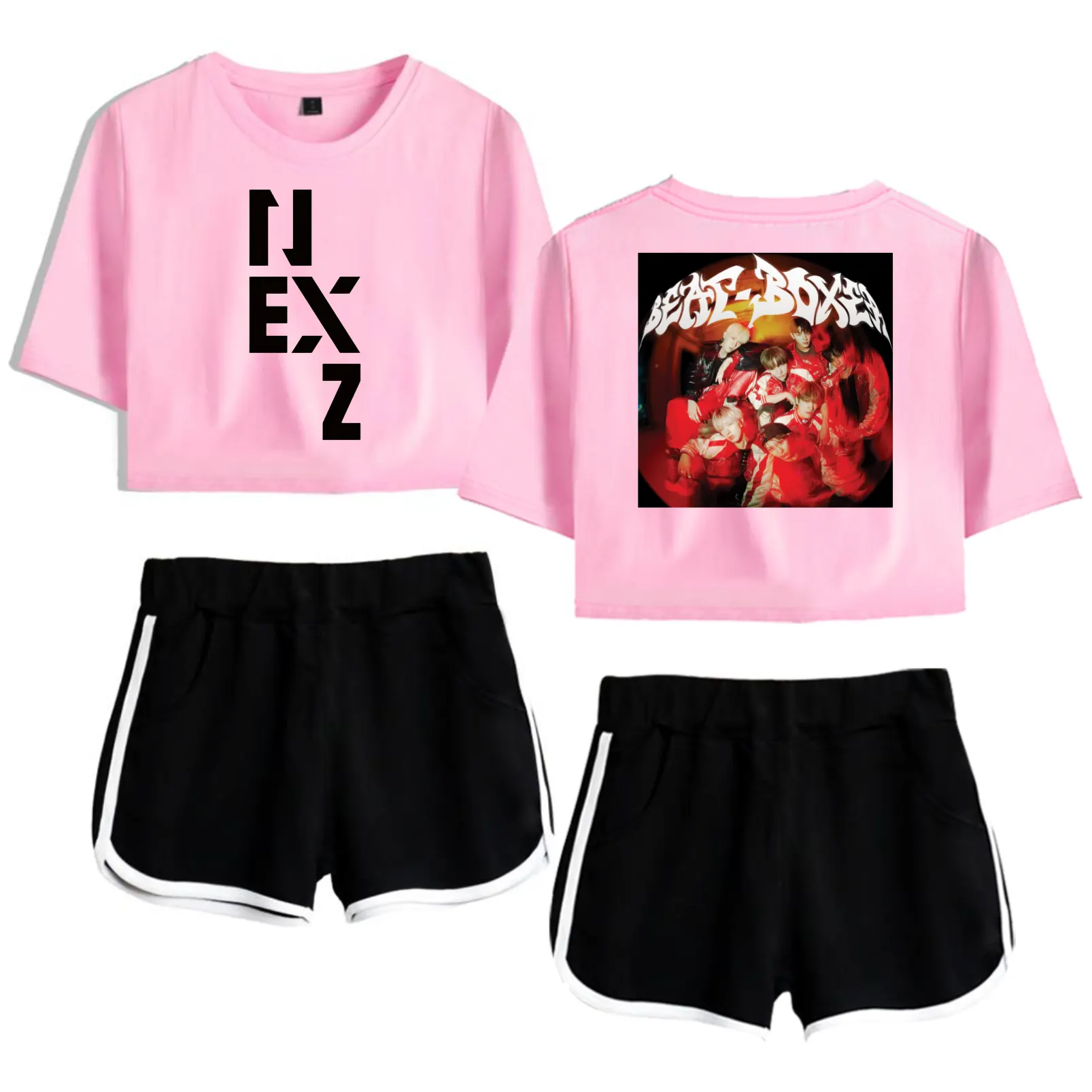 Nexz Beat-Boxer Tracksuit - Pink-Black