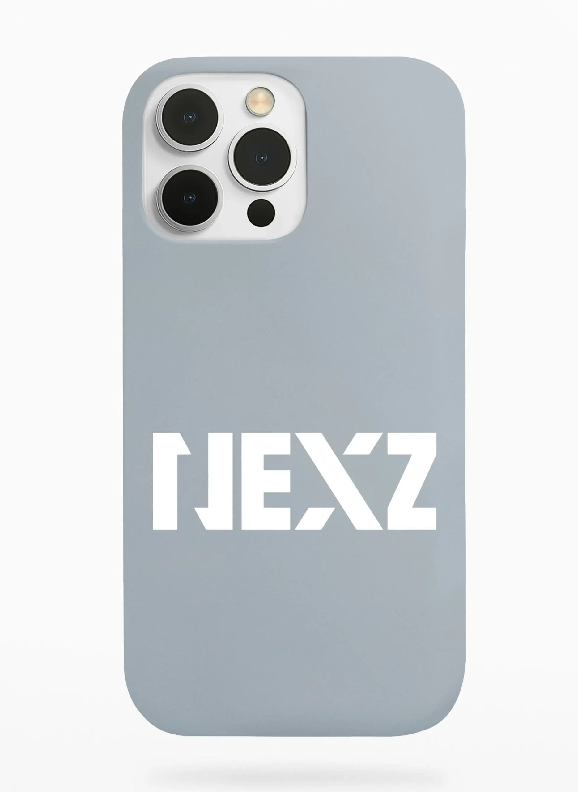 Nexz Block Logo Phone Case - Gray, Apple iPhone 18