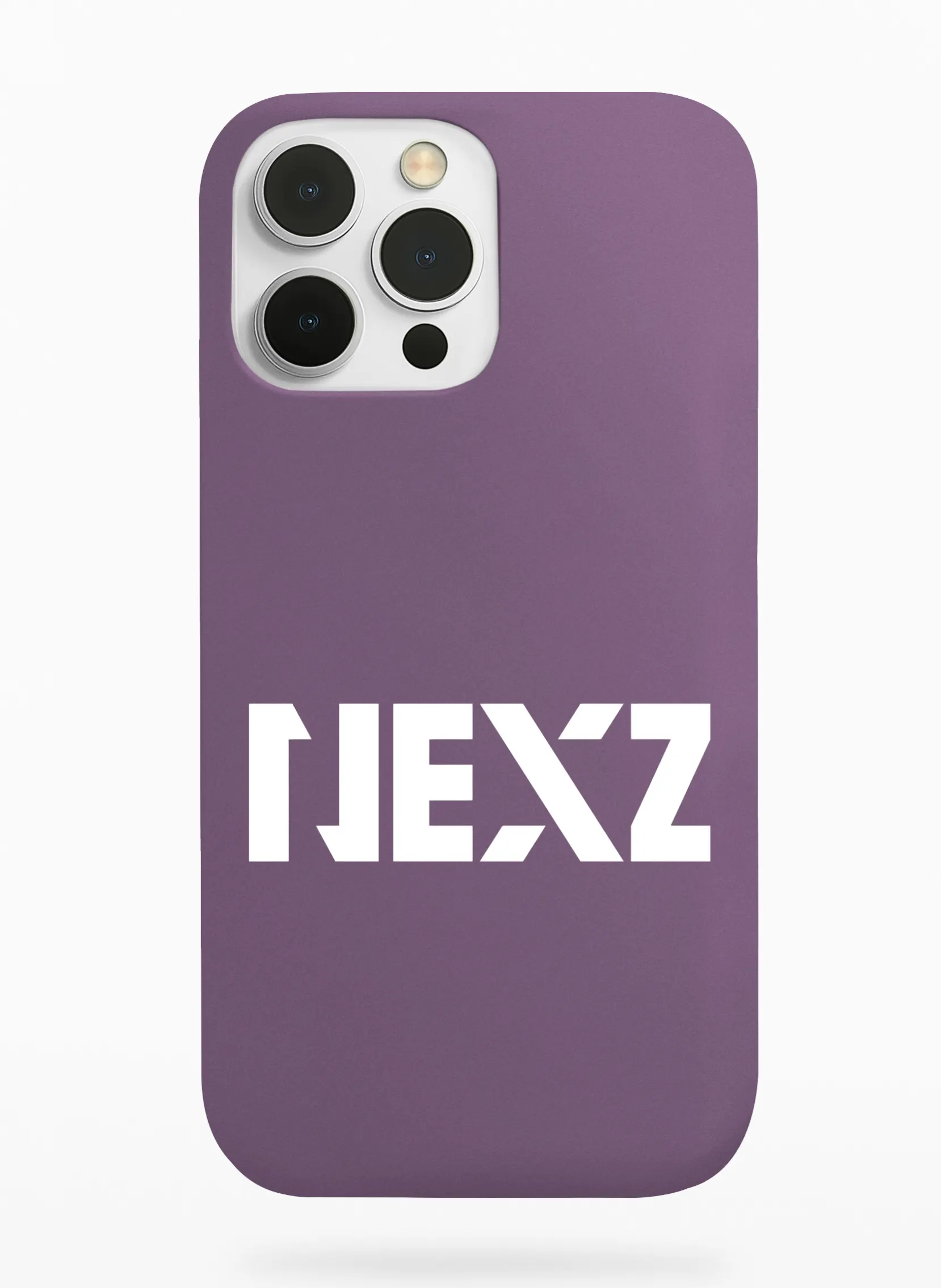 Nexz Block Logo Phone Case - Plum, Apple iPhone 18