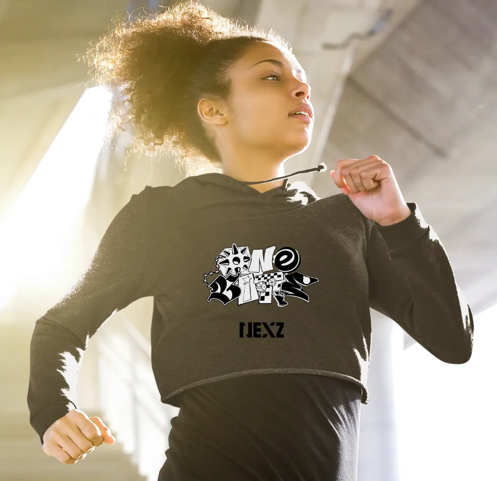 Nexz Hellmate Cropped Hoodie