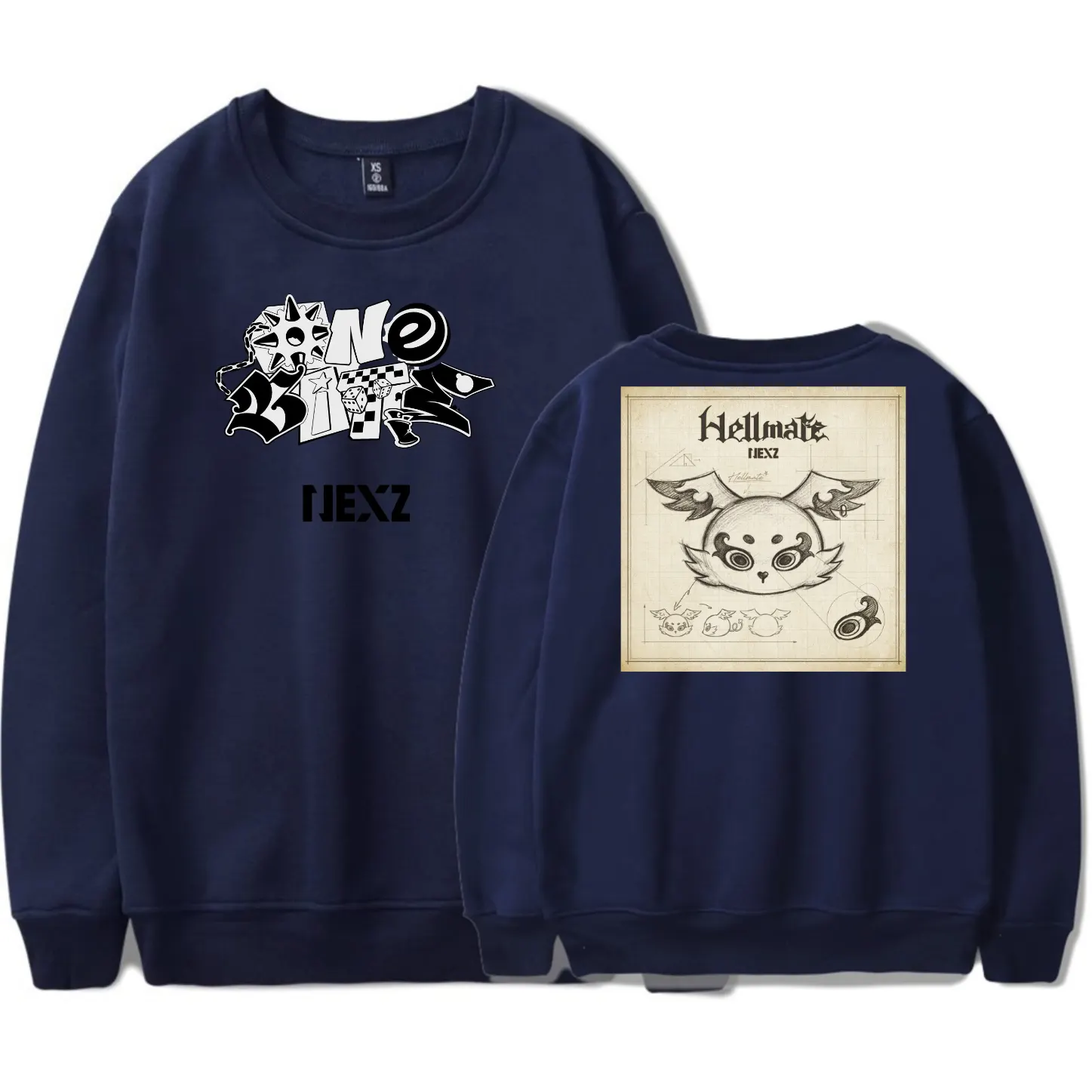 Nexz Hellmate Sweatshirt - Blue