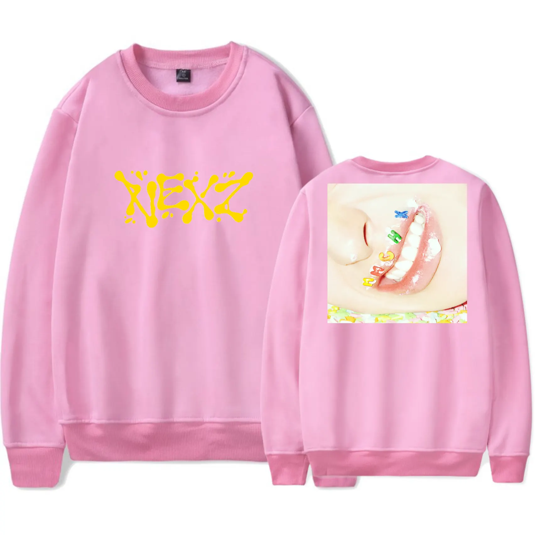 Nexz Mmchk Sweatshirt - Pink