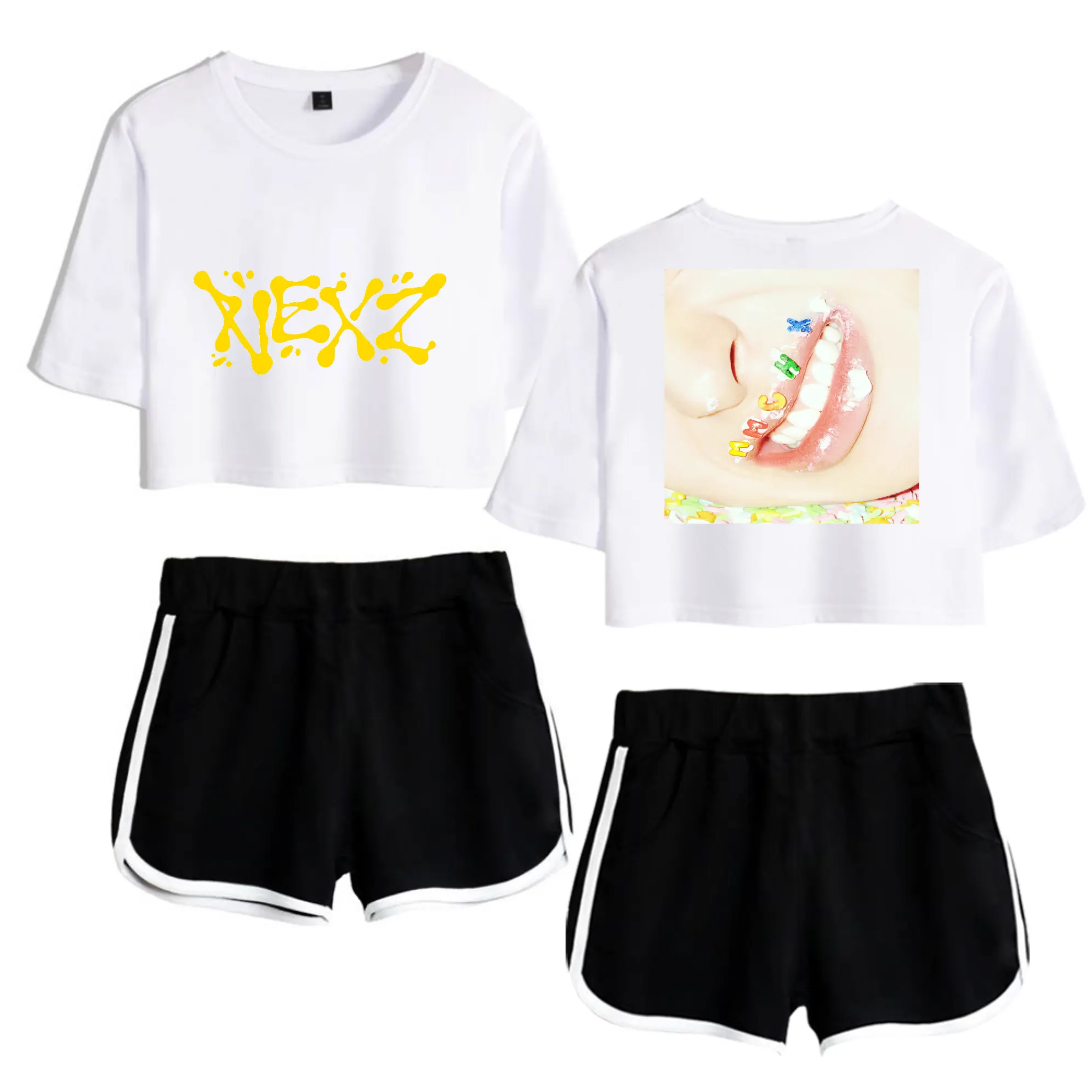 Nexz Mmchk Tracksuit - White-Black