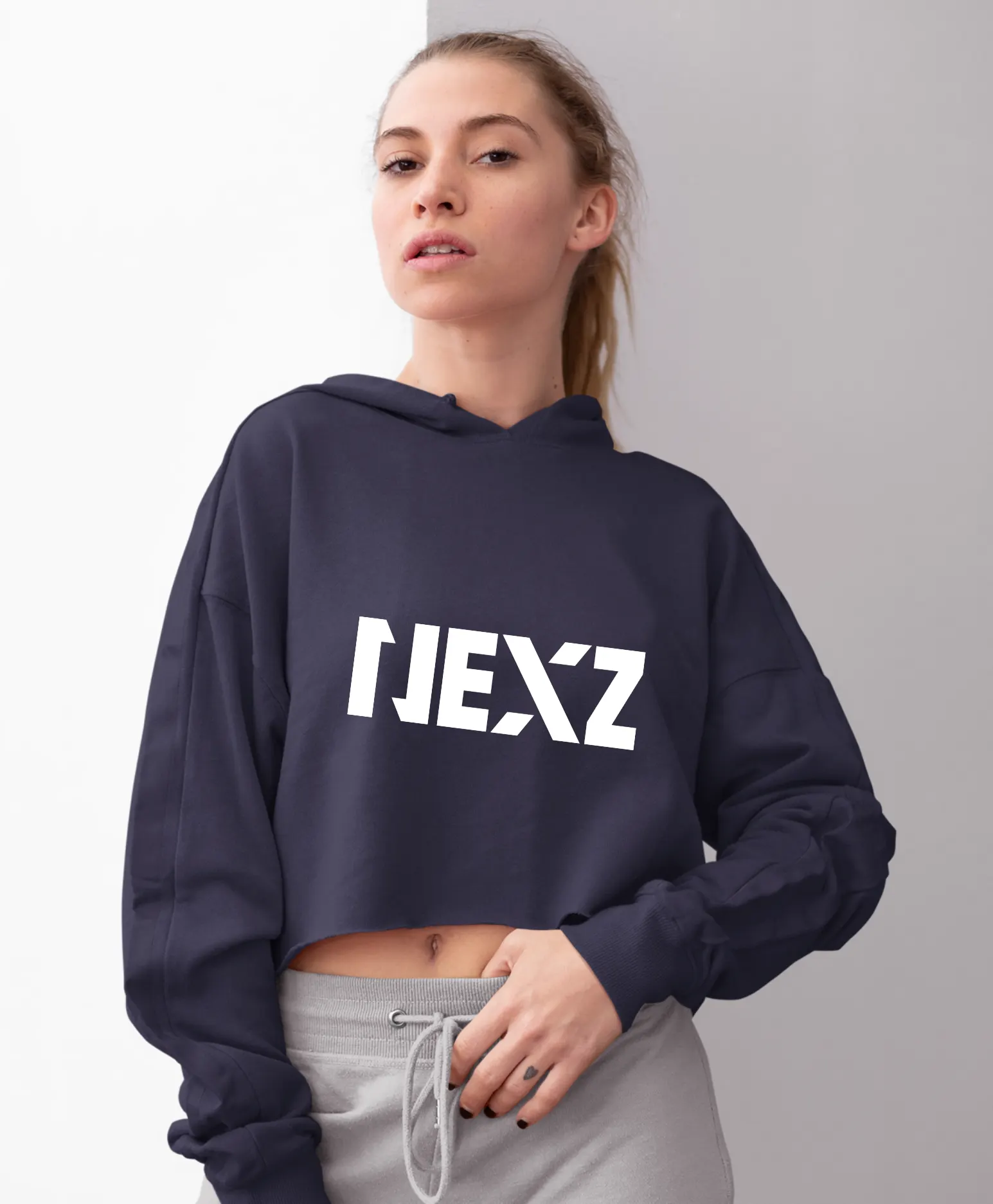 Nexz O-Rly? Cropped Hoodie