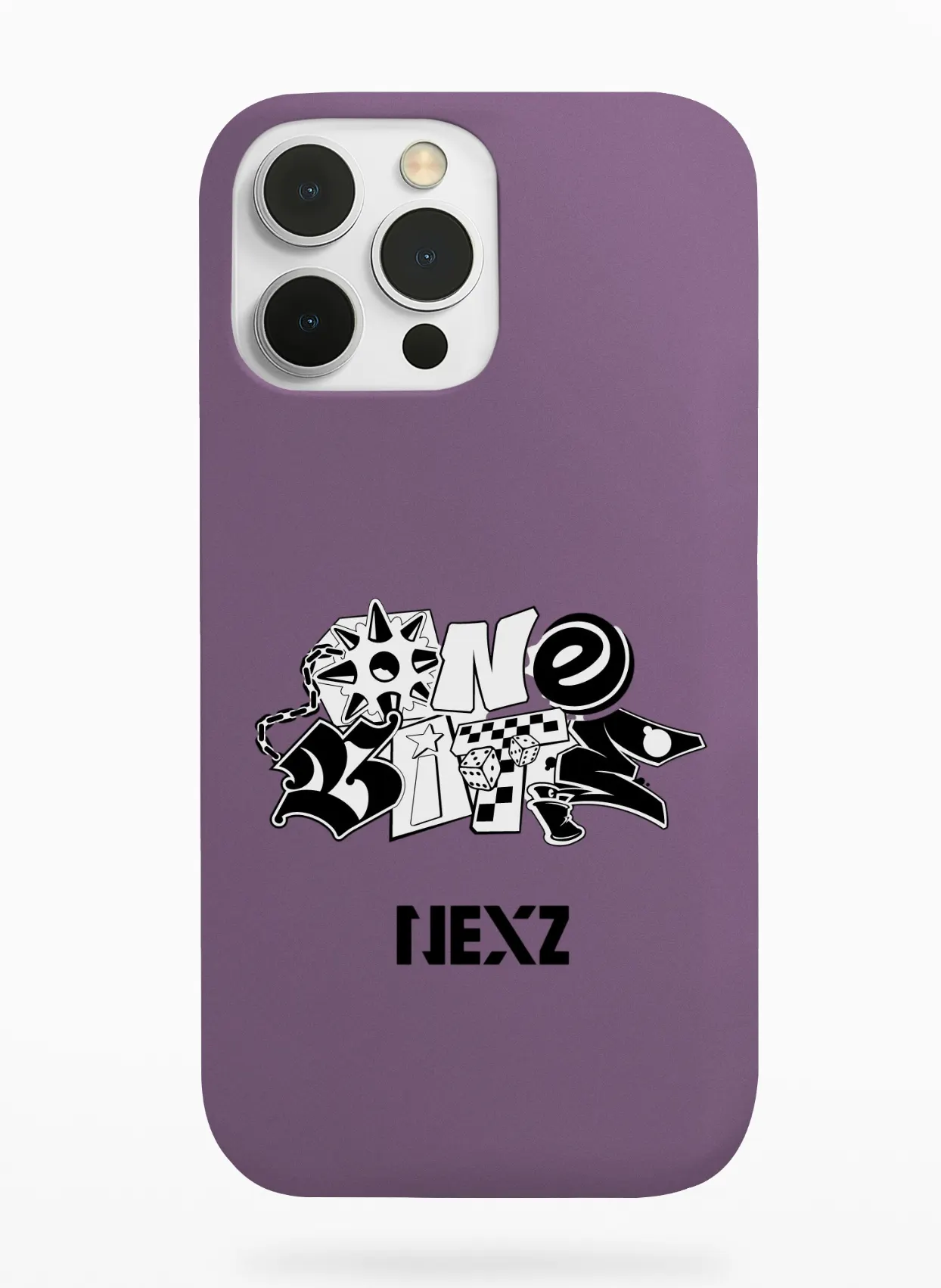 Nexz One Bite Phone Case - Plum, Apple iPhone 18