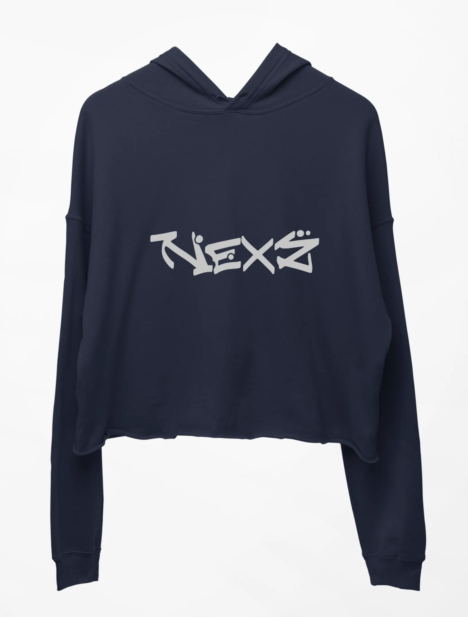 Nexz Saucin' Cropped Hoodie - Blue