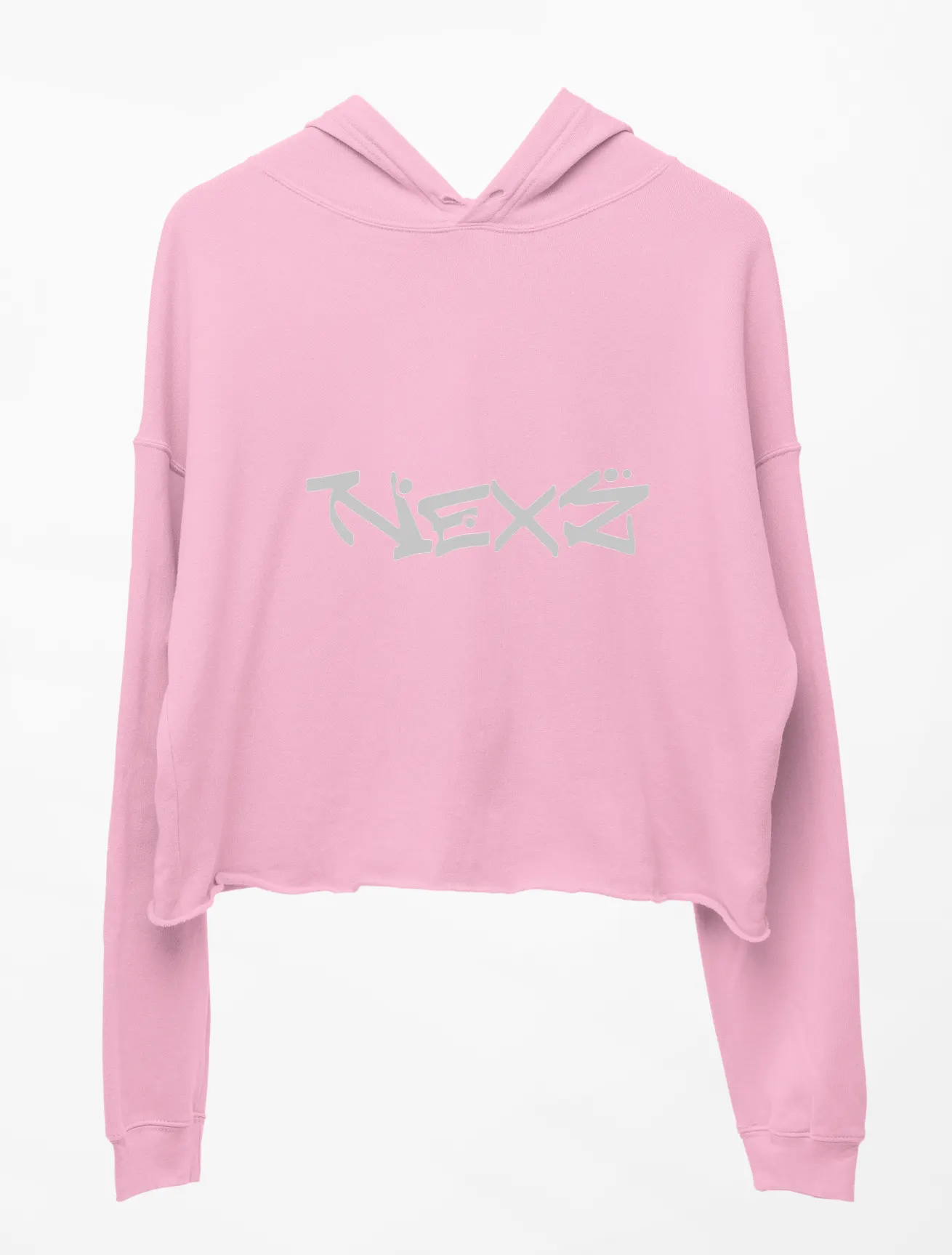Nexz Saucin' Cropped Hoodie - Pink