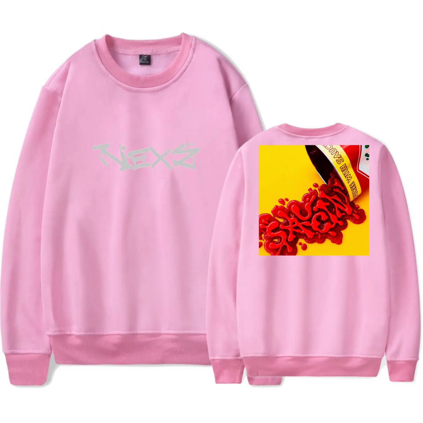 Nexz Saucin' Sweatshirt - Pink