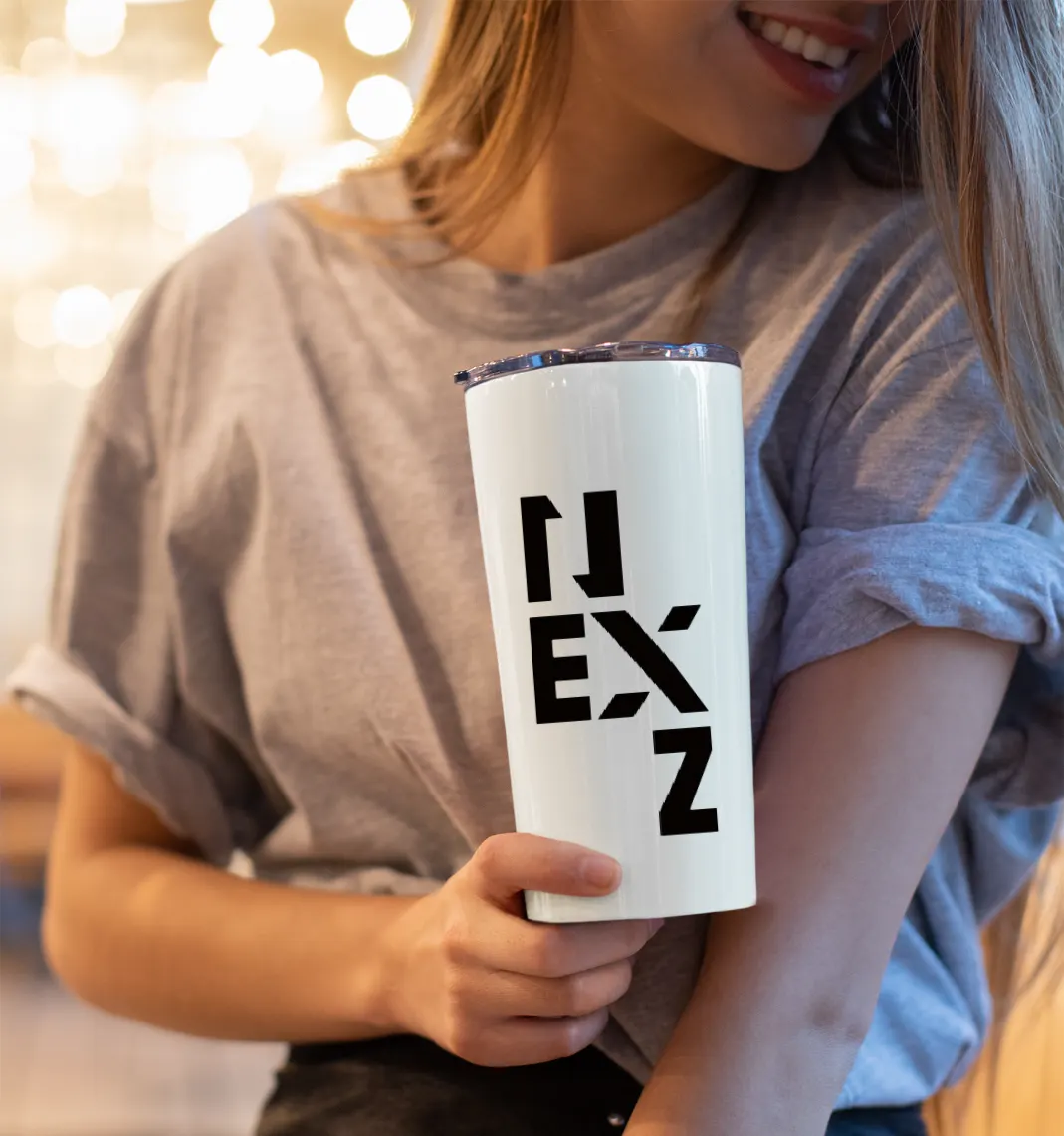 Nexz Stacked Logo Water Bottle